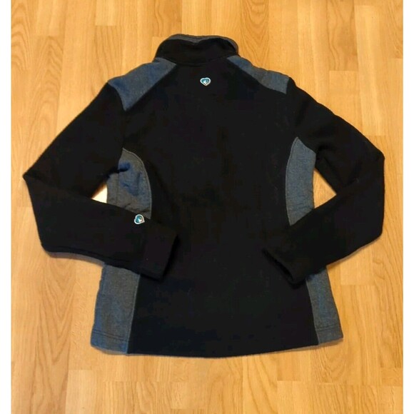 Kuhl Aurora Fleece Jacket Womens Medium Black Full Zip High Neck Outdoor - Picture 6 of 6